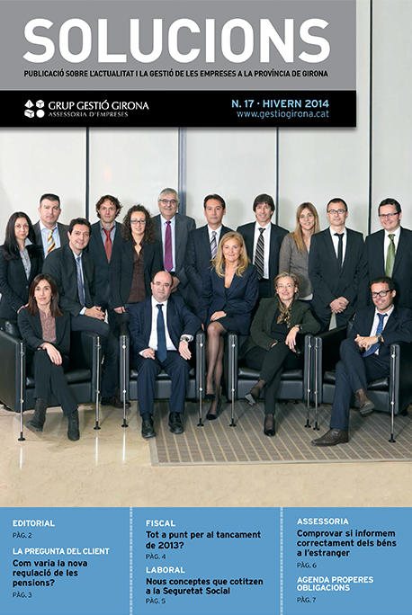 Revista SOLUCIONS 17 Grup Gestió Girona