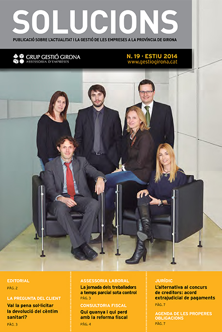 Revista SOLUCIONS 19 Grup Gestió Girona